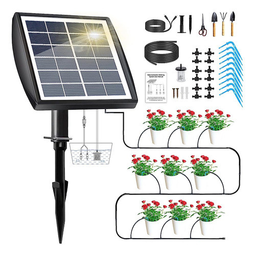 HEKIWAY Solar Drip Irrigation System Kit